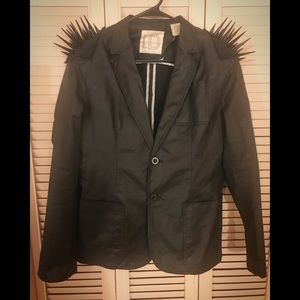 Custom black blazer I made for the ‘Sarcasm’ video